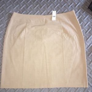 NWT Cream Skirt, 18
